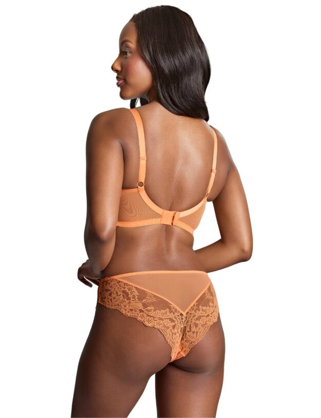 Panache Ana Non-Padded Plunge Bra Peach Melba