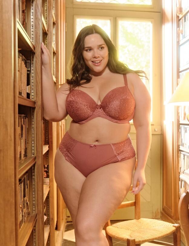 Sculptresse by Panache Estel Plunge Bra Rose Gold