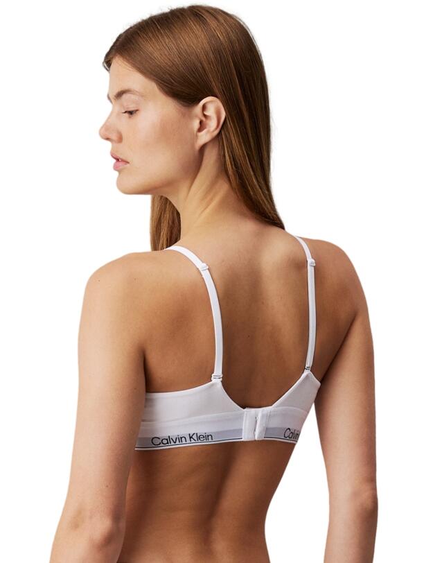 Calvin Klein Modern Cotton Triangle Bra White