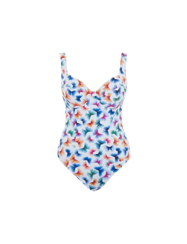 Panache Flutter Paloma Balcony Swimsuit Flutter Print