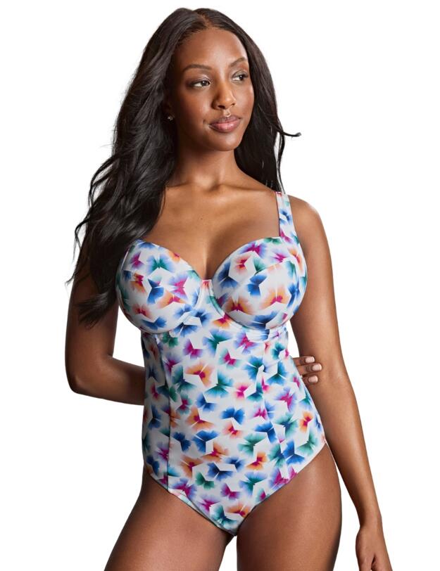 Panache Flutter Paloma Balcony Swimsuit Flutter Print