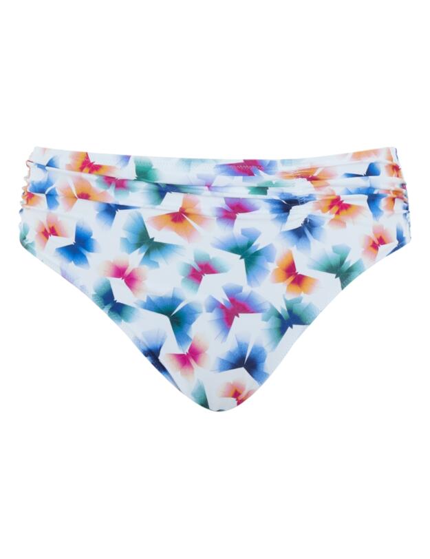 Panache Flutter Midi Bikini Brief Flutter Print