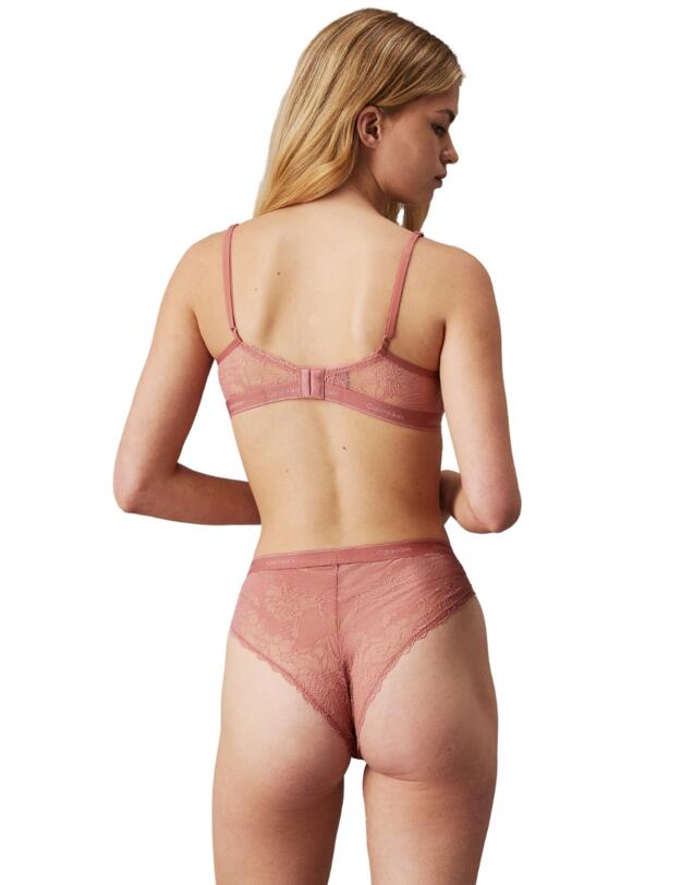 Calvin Klein Modern Lace Tanga Red Grape