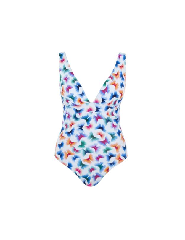 Panache Flutter Taylor Wireless Swimsuit Flutter Print