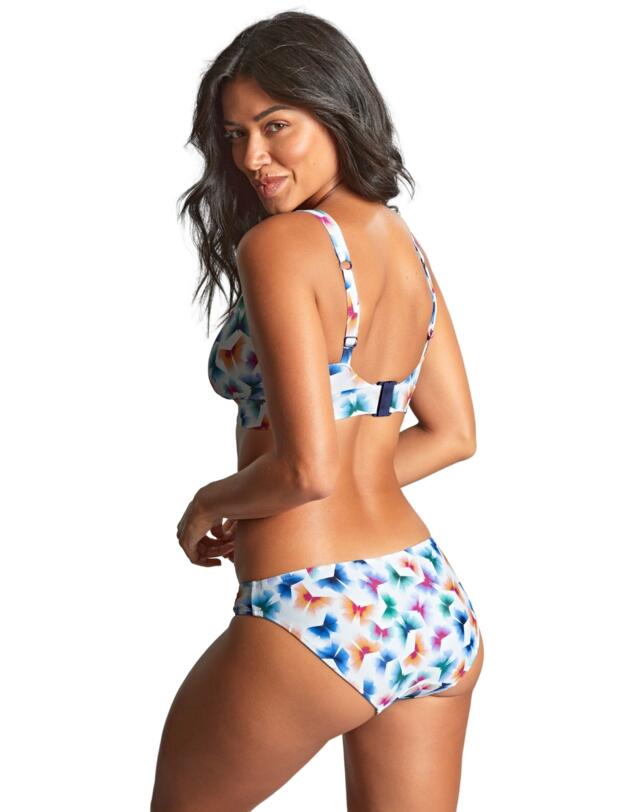 Panache Flutter Kara Wireless Triangle Bikini Top Flutter Print
