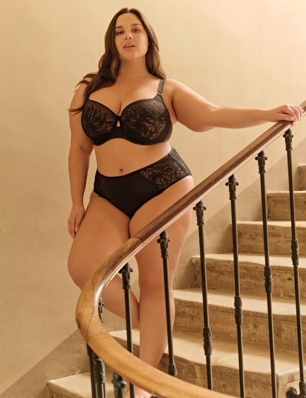 Sculptresse by Panache Sophia Deep Brief Black