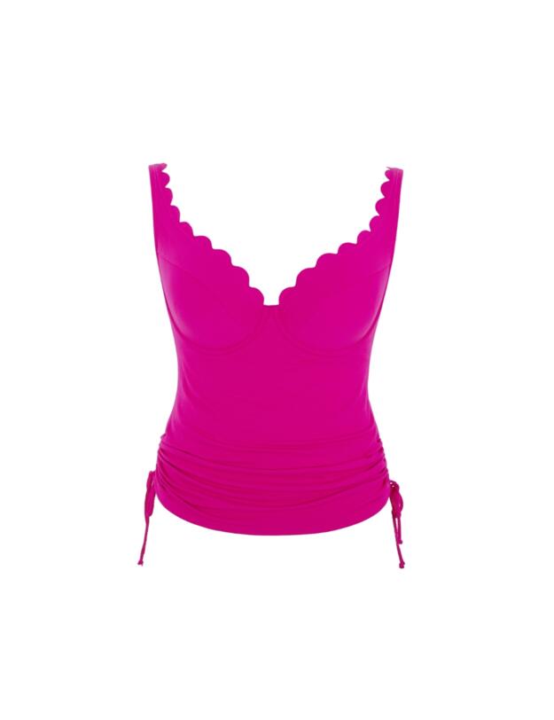 Panache Spirit Selena Plunge Tankini Top Magenta