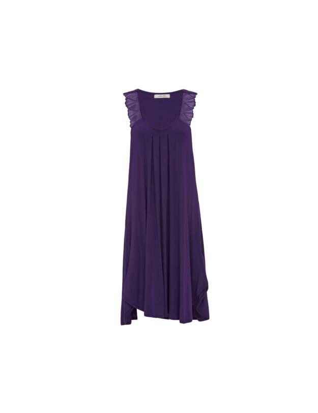 Cyberjammies Nora Rose Elsie Jersey Swing Nightdress Purple