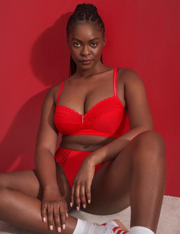 Prima Donna Twist East End Wireless Full Cup Bra True Red