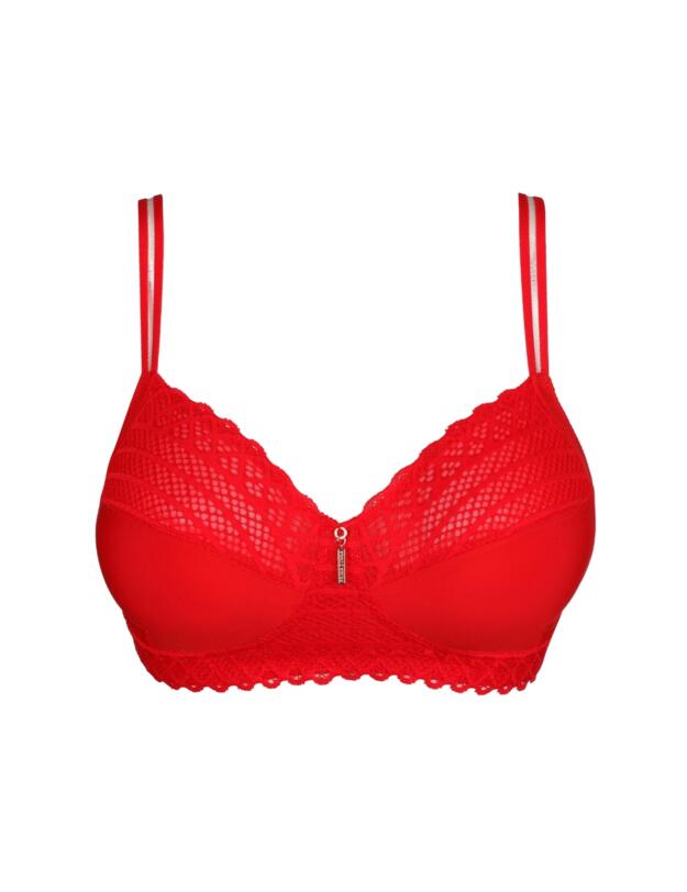 Prima Donna Twist East End Wireless Full Cup Bra True Red