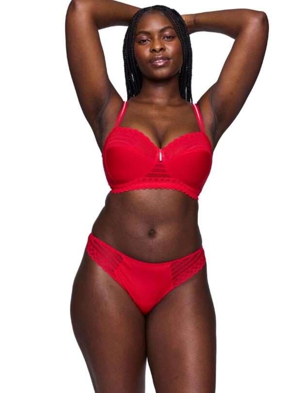 Prima Donna Twist East End Thong True Red