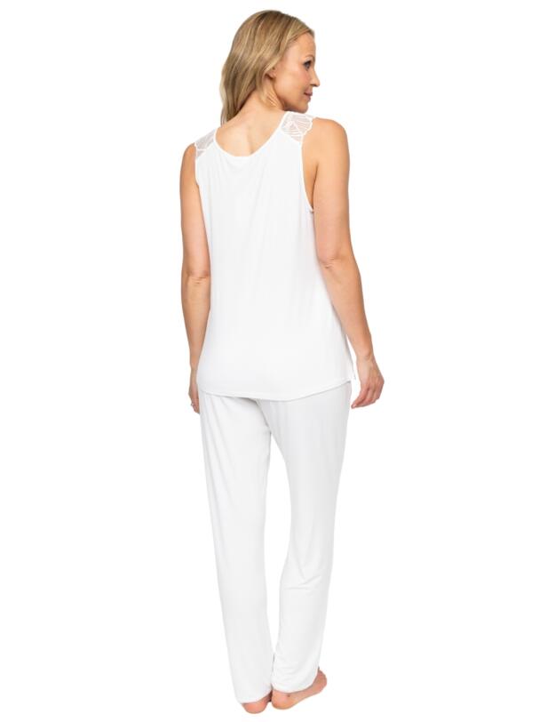 Cyberjammies Nora Rose Christina Jersey Pyjama Set White
