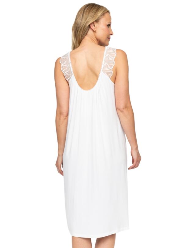Cyberjammies Nora Rose Christina Jersey Short Nightdress White