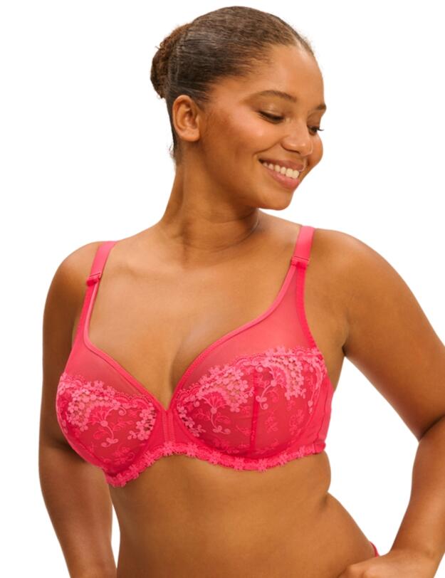 Simone Perele Wish Plunge Bra Fabulous Pink