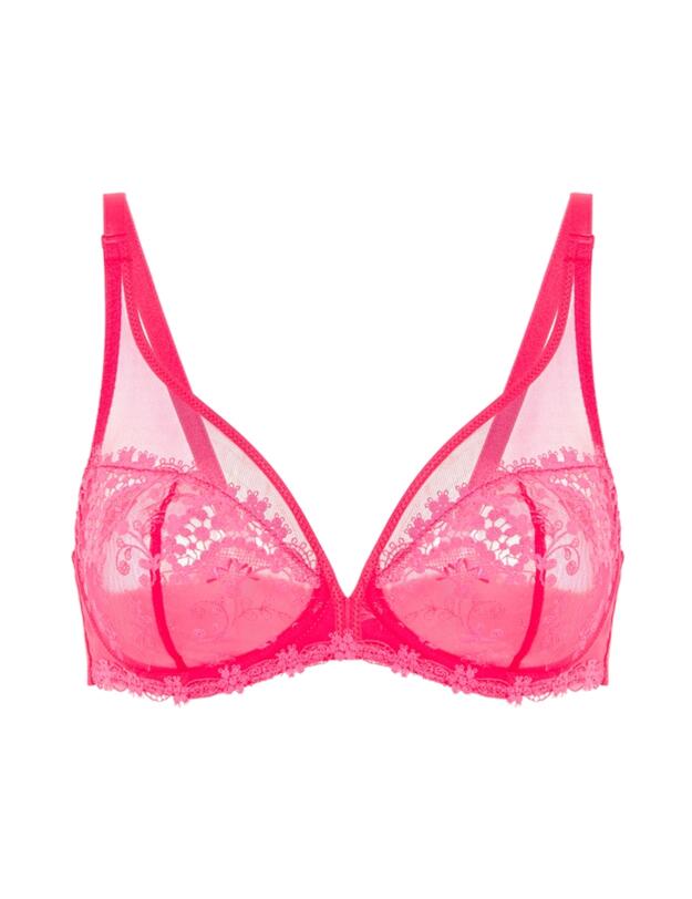 Simone Perele Wish Plunge Bra Fabulous Pink