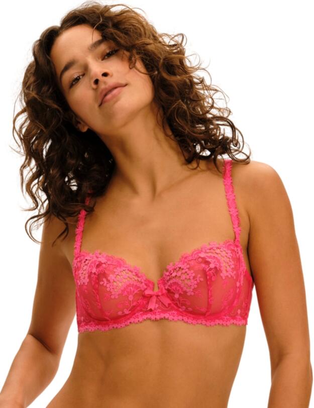 Simone Perele Wish Half Cup Bra Fabulous Pink 