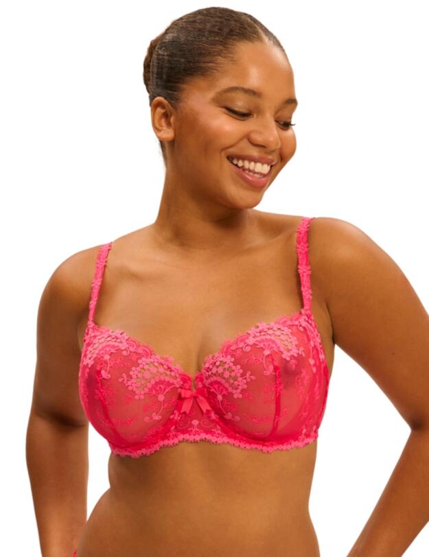 Simone Perele Wish Half Cup Bra Fabulous Pink 