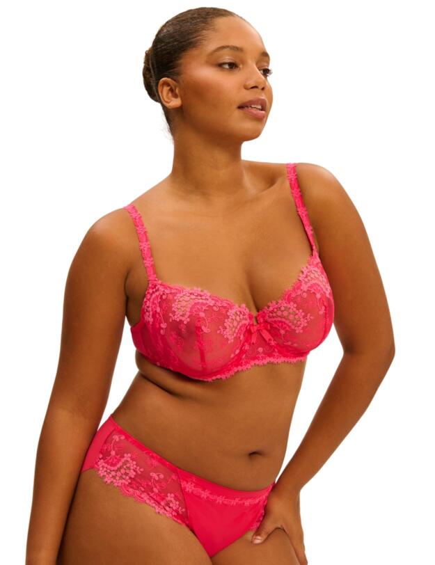 Simone Perele Wish Half Cup Bra Fabulous Pink 