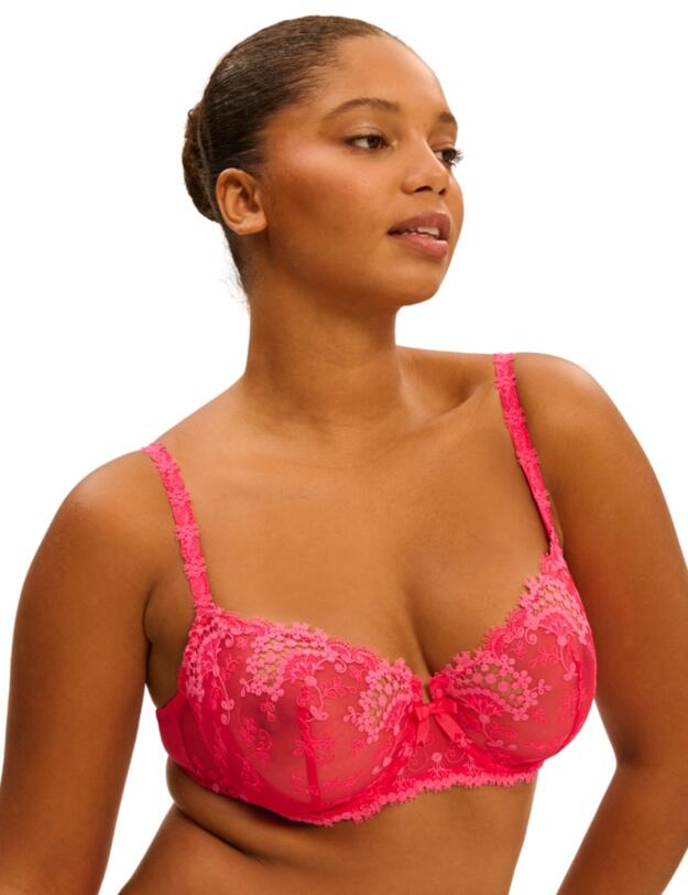 Simone Perele Wish Half Cup Bra Fabulous Pink 
