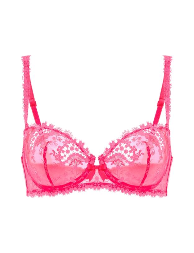 Simone Perele Wish Half Cup Bra Fabulous Pink 