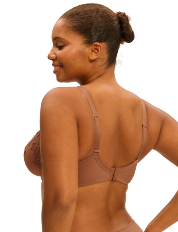 Simone Perele Saga Plunge Bra Tender Brown 