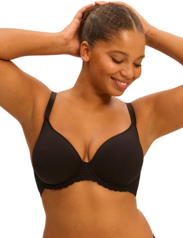 Simone Perele Subtile Plunge Spacer Bra Black 