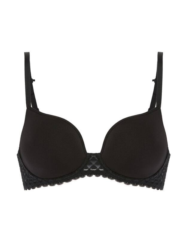 Simone Perele Subtile Plunge Spacer Bra Black 