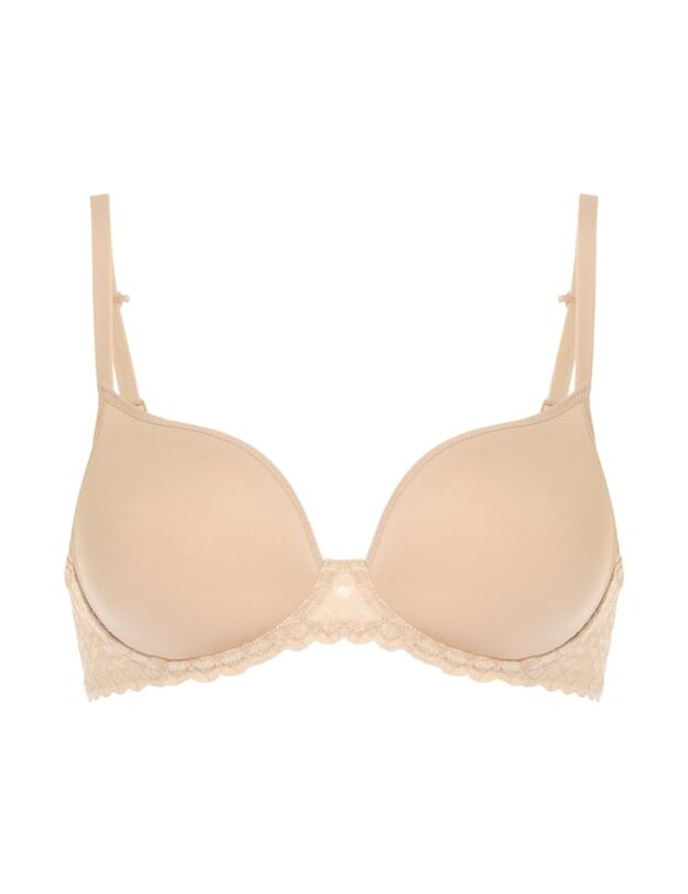 Simone Perele Subtile Plunge Spacer Bra Peau Rosée 