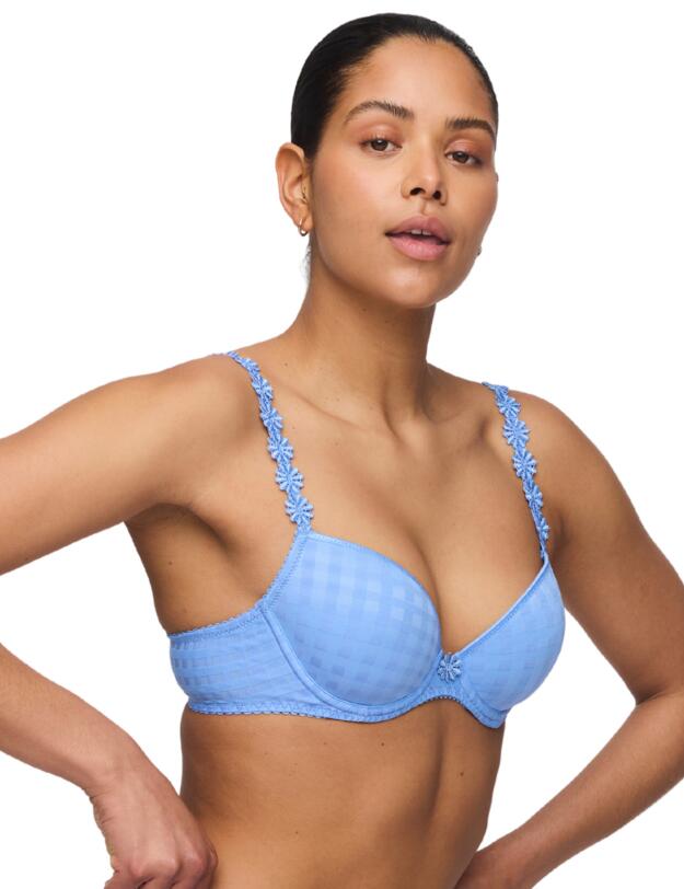 Marie Jo Avero Padded Plunge Bra Santorini Blue