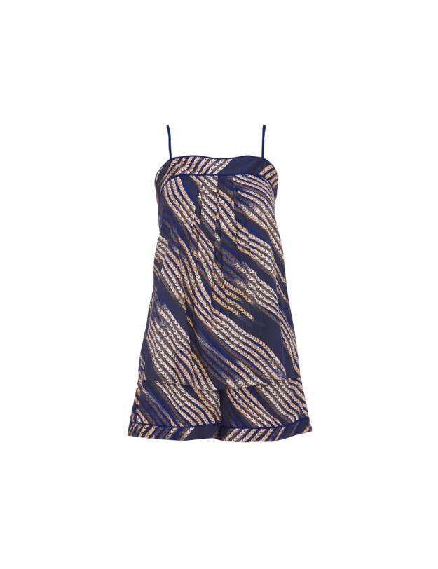 Cyberjammies Fable & Eve Southwark Rope Print Cami and Shorts Set Navy Mix