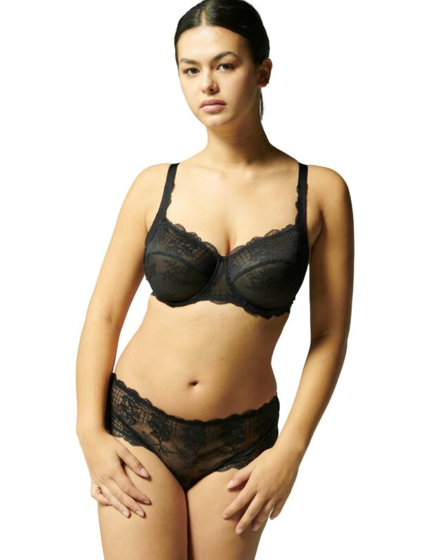 Simone Perele Reve Squared Neckline Full Cup Bra Black