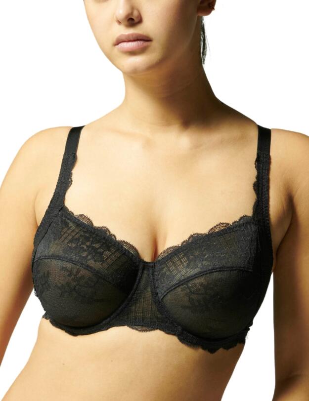 Simone Perele Reve Squared Neckline Full Cup Bra Black