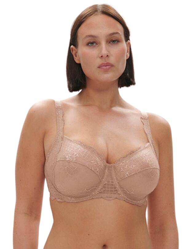 Simone Perele Reve Squared Neckline Full Cup Bra Nude