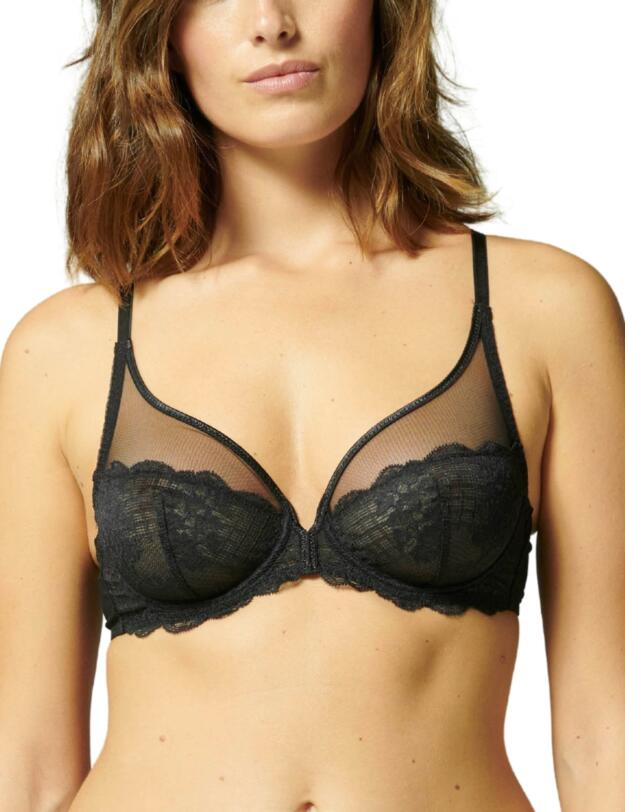 Simone Perele Reve Plunge Bra Black