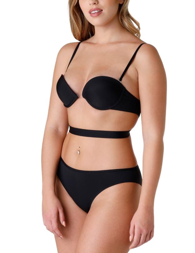 Wonderbra Ultimate Silhouette Plunge Bra Black