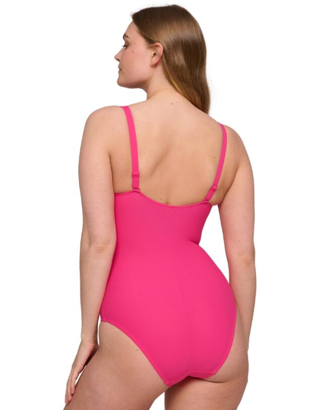 Prima Donna Swim Aswan Wireless Plunge Swimsuit Dragon Fruit
