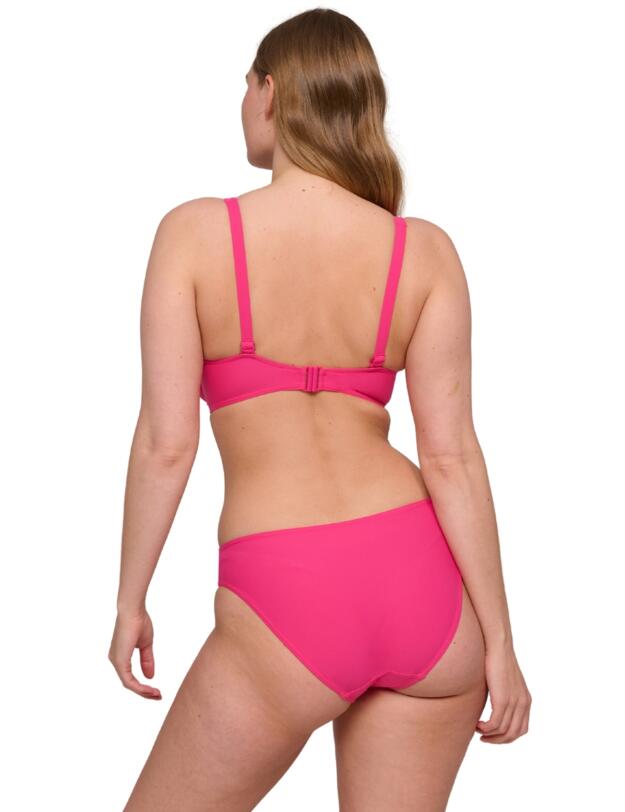 Prima Donna Swim Aswan Padded Plunge Bikini Top Dragon Fruit
