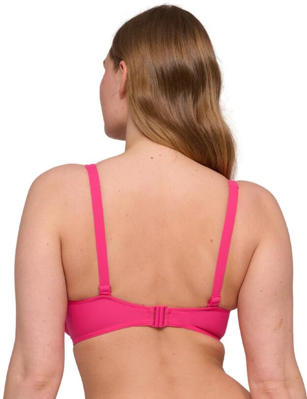 Prima Donna Swim Aswan Padded Plunge Bikini Top Dragon Fruit