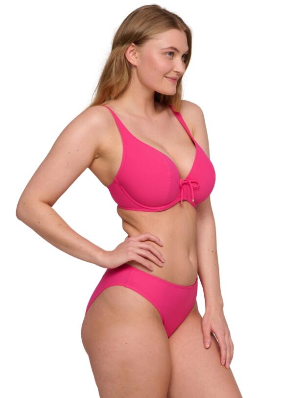 Prima Donna Swim Aswan Padded Plunge Bikini Top Dragon Fruit