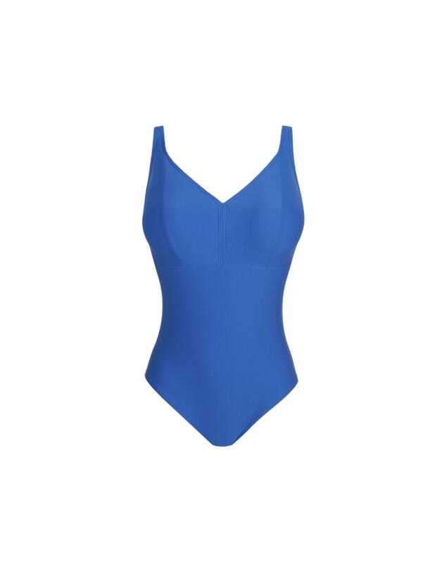 Prima Donna Swim Aswan Wireless Plunge Swimsuit Delphinium Cheer Blue