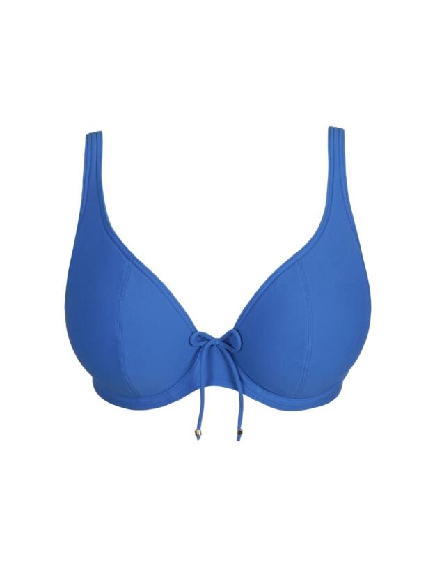 Prima Donna Swim Aswan Padded Plunge Bikini Top Delphinium Cheer Blue
