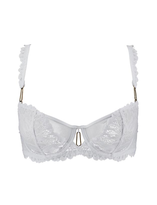Aubade La Flowermania Half Cup Bra Blanc