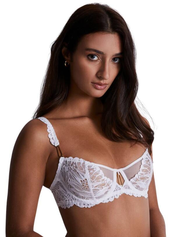 Aubade La Flowermania Half Cup Bra Blanc