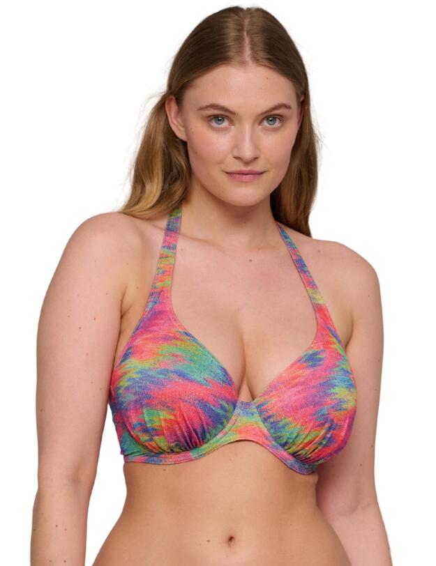 Prima Donna Swim Cairo Half Padded Plunge Bikini Top Sunset Nile