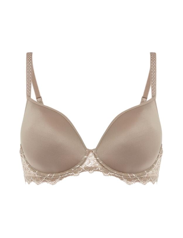 Simone Perele Caresse Spacer Plunge Bra Greige