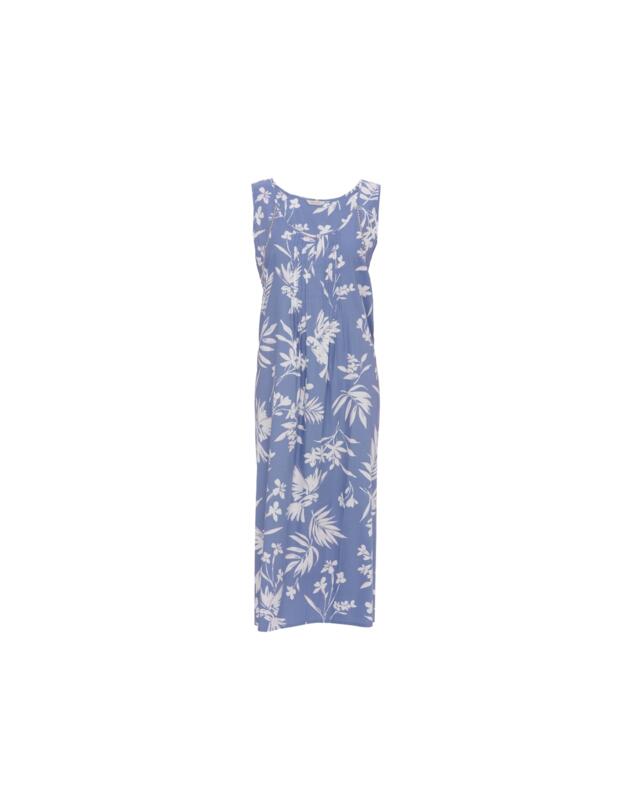 Cyberjammies Nora Rose Brooke Bird Print Long Nightdress Cornflower Blue