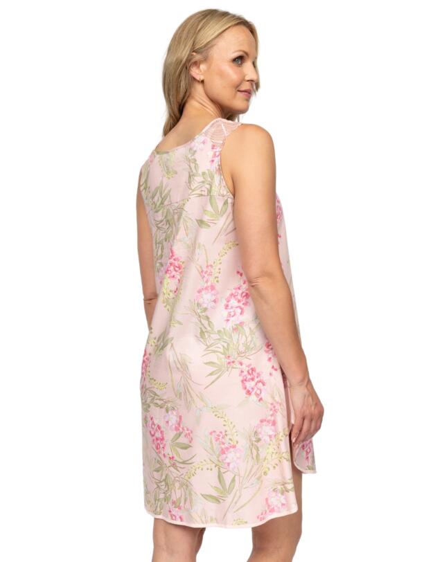 Cyberjammies Nora Rose Sally Floral Print Swing Nightdress Peach