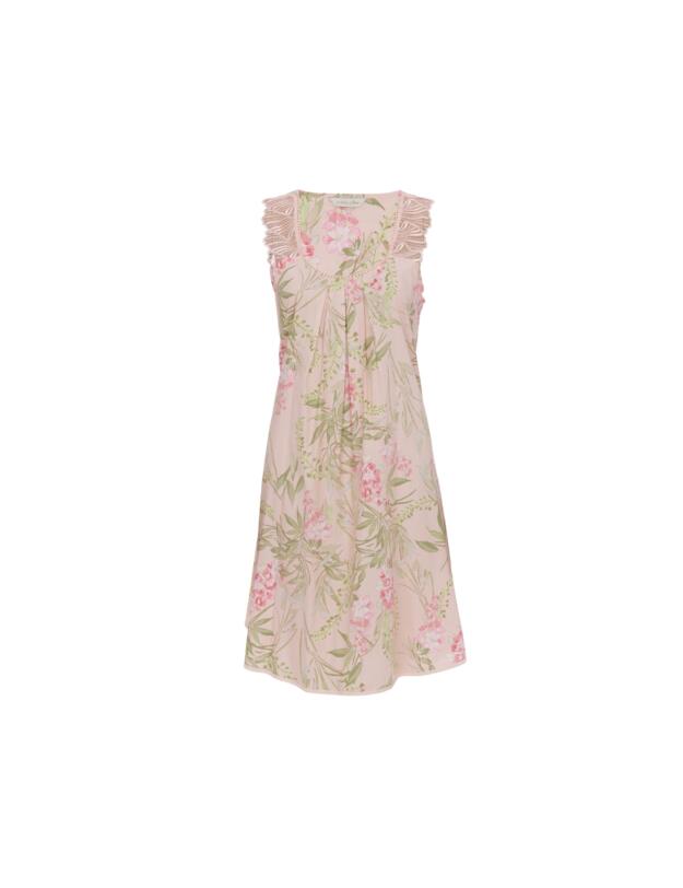 Cyberjammies Nora Rose Sally Floral Print Swing Nightdress Peach