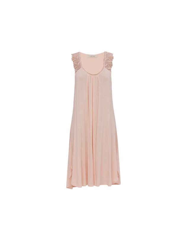 Cyberjammies Nora Rose Sally Jersey Swing Nightdress Peach