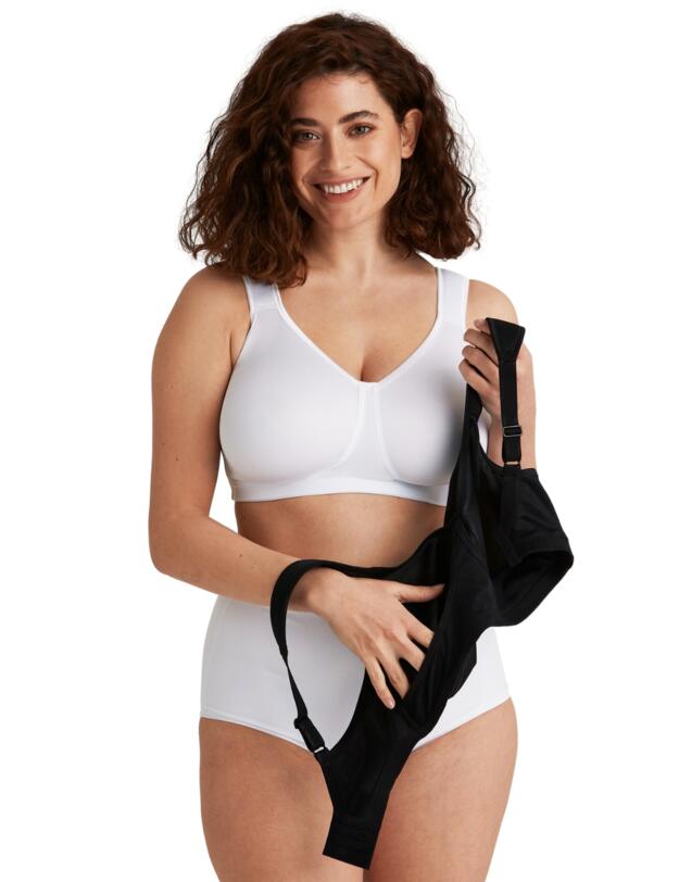 Miss Mary of Sweden Smooth Divide Wireless Bra White